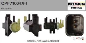 FIAT CPF710047FI - Válvula presion, control de gases de escape