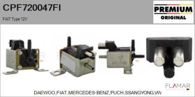 FIAT CPF720047FI - Válvula presion, control de gases de escape