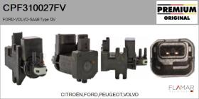 FORD-VOLVO-SAAB CPF310027FV - Válvula presion, control de gases de escape