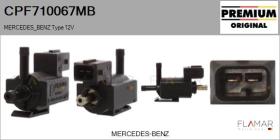 MERCEDES BENZ CPF710067MB - Válvula presion, control de gases de escape