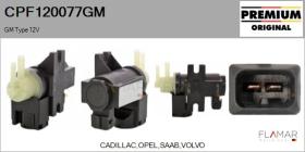 GM CPF120077GM - Válvula presion, control de gases de escape