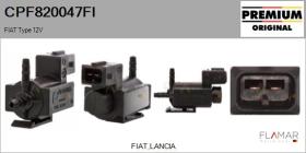 FIAT CPF820047FI - Válvula presion, control de gases de escape