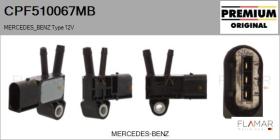 MERCEDES BENZ CPF510067MB - Válvula presion, control de gases de escape