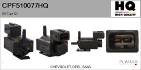 HQ CPF510077HQ - Válvula presion, control de gases de escape
