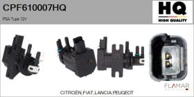 HQ CPF610007HQ - Válvula presion, control de gases de escape