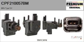 BMW-MINI CPF210057BM - Válvula presion, control de gases de escape