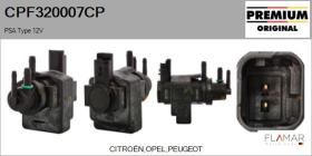PSA CPF320007CP - Válvula presion, control de gases de escape