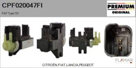 FIAT CPF020047FI - Válvula presion, control de gases de escape