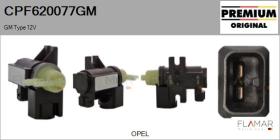 GM CPF620077GM - Válvula presion, control de gases de escape