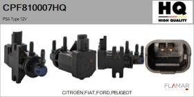 HQ CPF810007HQ - Válvula presion, control de gases de escape