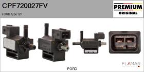 FORD-VOLVO-SAAB CPF720027FV - Válvula presion, control de gases de escape