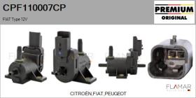 PSA CPF110007CP - Válvula presion, control de gases de escape