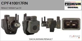 RENAULT NISSAN CPF410017RN - Válvula presion, control de gases de escape