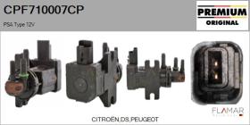 PSA CPF710007CP - Válvula presion, control de gases de escape