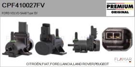 FORD-VOLVO-SAAB CPF410027FV - Válvula presion, control de gases de escape