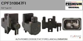 FIAT CPF310047FI - Válvula presion, control de gases de escape