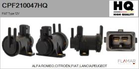 HQ CPF210047HQ - Válvula presion, control de gases de escape