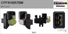 BMW-MINI CPF810057BM - Válvula presion, control de gases de escape