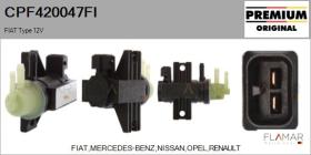 FIAT CPF420047FI - Válvula presion, control de gases de escape