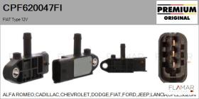 FIAT CPF620047FI - Válvula presion, control de gases de escape