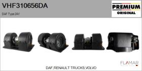 DAF VHF310656DA - VENTILADORES HABITACULO
