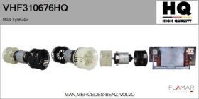 HQ VHF310676HQ - VENTILADORES HABITACULO