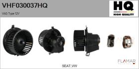 HQ VHF030037HQ - VENTILADORES HABITACULO