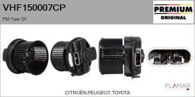 PSA VHF150007CP - VENTILADORES HABITACULO
