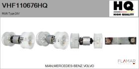 HQ VHF110676HQ - VENTILADORES HABITACULO