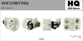 HQ VHF210077HQ - VENTILADORES HABITACULO