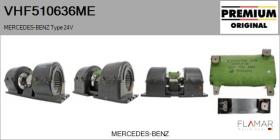 MERCEDES TRUCKS VHF510636ME - VENTILADOR HABITACULO