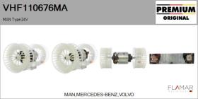 MAN NEOPLAN VHF110676MA - VENTILADOR HABITACULO