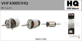 HQ VHF430057HQ - Ventilador habitáculo BMW Type 12V