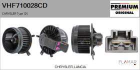 CHRYSLER-DODGE-JEEP VHF710028CD - Ventilador habitáculo CHRYSLER Type 12V