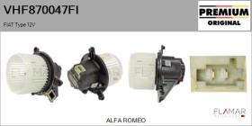 FIAT VHF870047FI - Ventilador habitáculo FIAT Type 12V