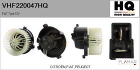HQ VHF220047HQ - Ventilador habitáculo FIAT Type 12V