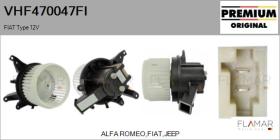 FIAT VHF470047FI - Ventilador habitáculo FIAT Type 12V