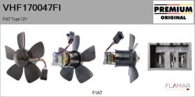 FIAT VHF170047FI - Ventilador habitáculo FIAT Type 12V