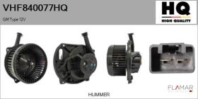 HQ VHF840077HQ - Ventilador habitáculo GM Type 12V