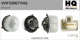 HQ VHF530077HQ - Ventilador habitáculo GM Type 12V