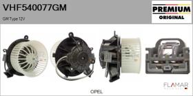 GM VHF540077GM - Ventilador habitáculo GM Type 12V