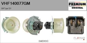 GM VHF140077GM - Ventilador habitáculo GM Type 12V