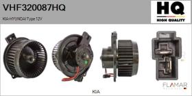 HQ VHF320087HQ - Ventilador habitáculo HYUNDAI Type 12V