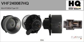 HQ VHF240087HQ - Ventilador habitáculo HYUNDAI Type 12V