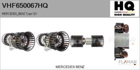 HQ VHF650067HQ - Ventilador habitáculo MERCEDES Type 12V