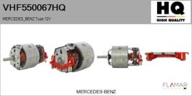 HQ VHF550067HQ - Ventilador habitáculo MERCEDES Type 12V