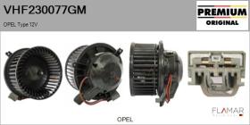 GM VHF230077GM - Ventilador habitáculo OPEL Type 12V