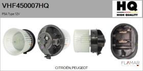 HQ VHF450007HQ - Ventilador habitáculo PSA Type 12V
