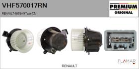 RENAULT NISSAN VHF570017RN - Ventilador habitáculo RENAULT Type 12V