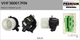 RENAULT NISSAN VHF360017RN - Ventilador habitáculo RENAULT Type 12V